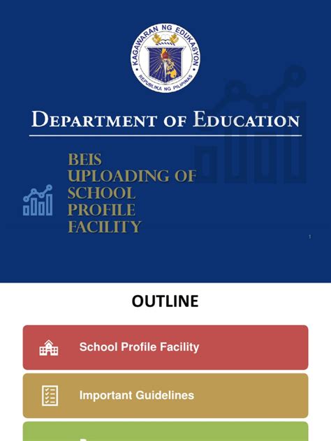 beis deped|BEIS Uploading of school profile facility .